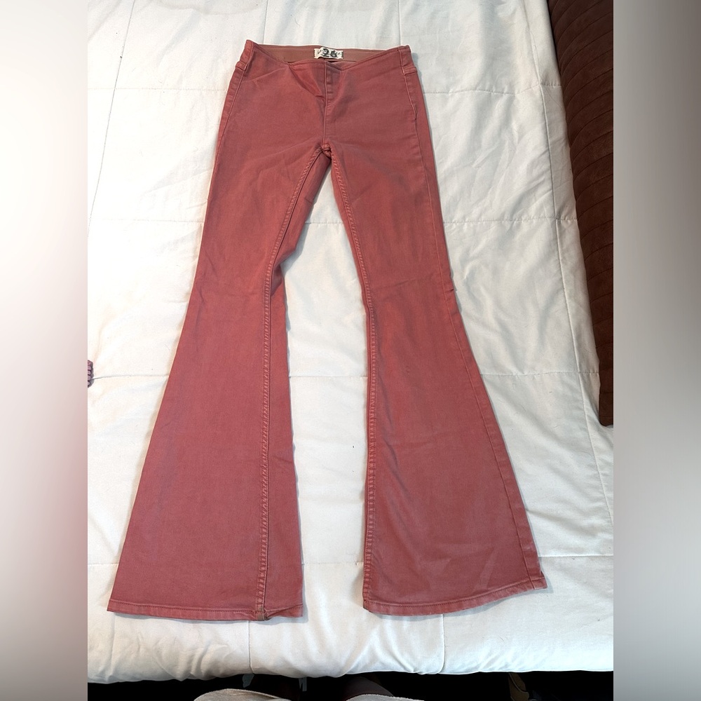 Free People blush bell bottoms